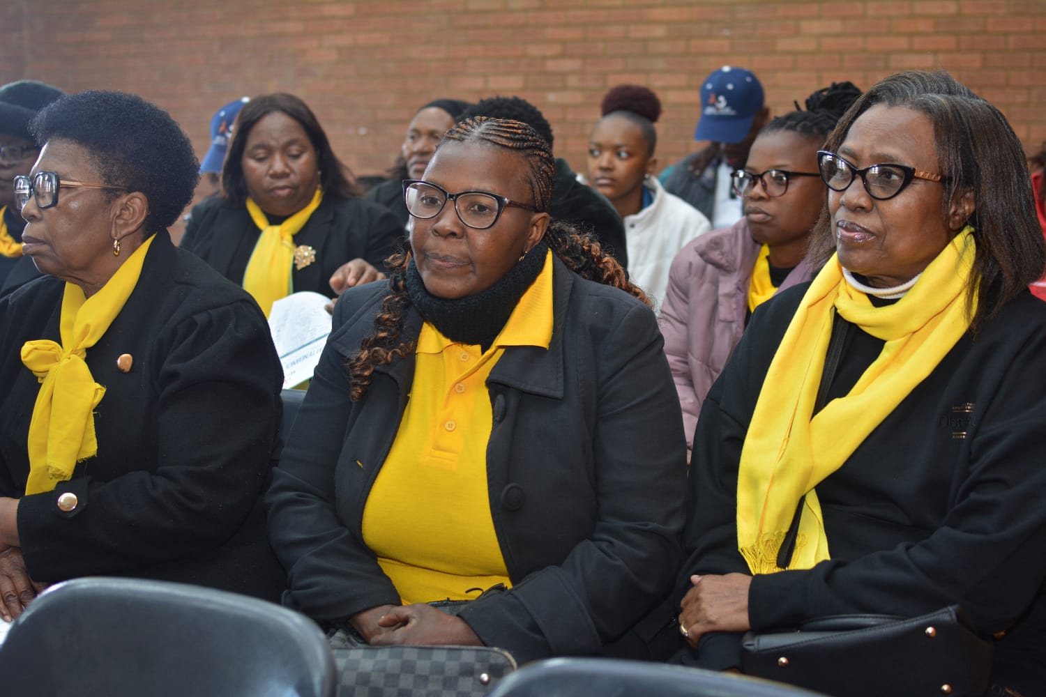 Community members in session